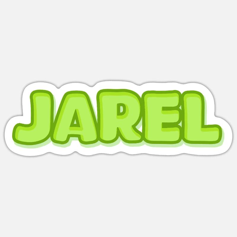 Jarel Jarel - Sticker taille S (10 x 10 cm) - blanc mat