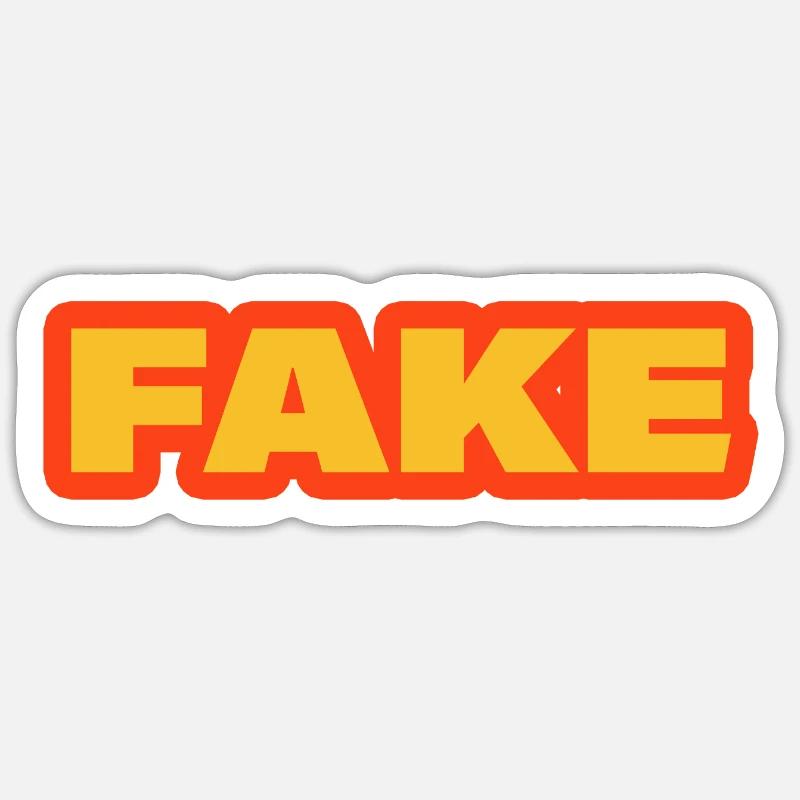 Faux - Sticker taille S (10 x 10 cm) - blanc mat
