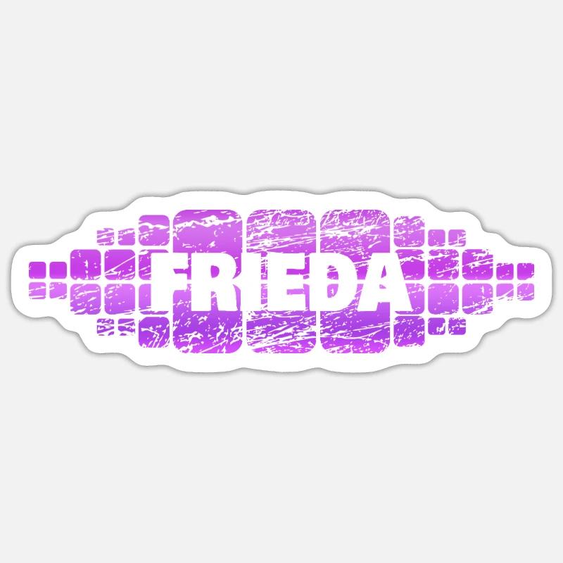 Gift for Frieda - Sticker size S (10 x 10 cm) - white matte
