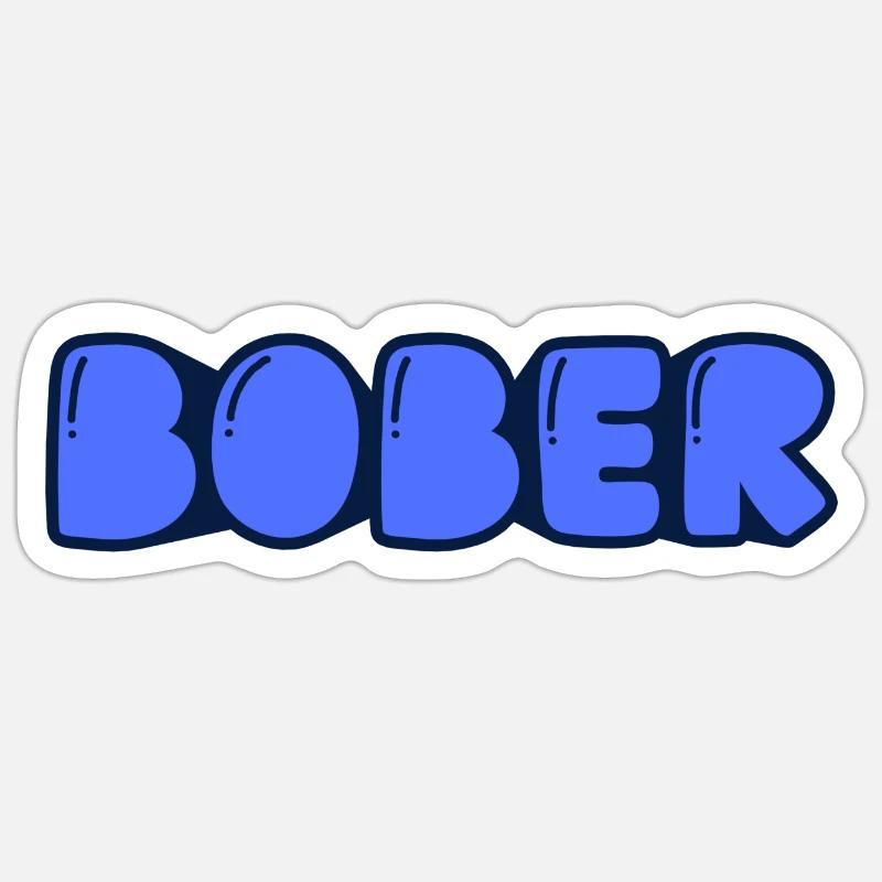 Bober Sticker Größe S (10 x 10 cm)