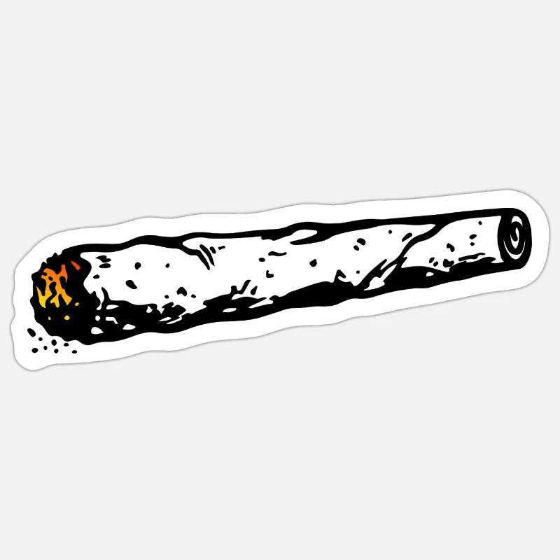 joint - Sticker size S (10 x 10 cm) - white matte