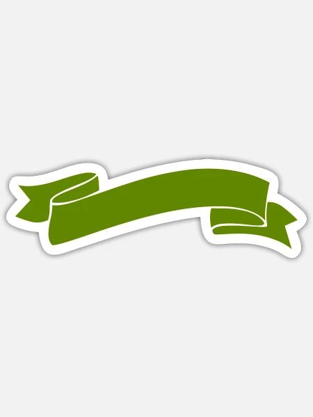 banderole_symbol- - Sticker Größe S (10 x 10 cm) - Mattweiß