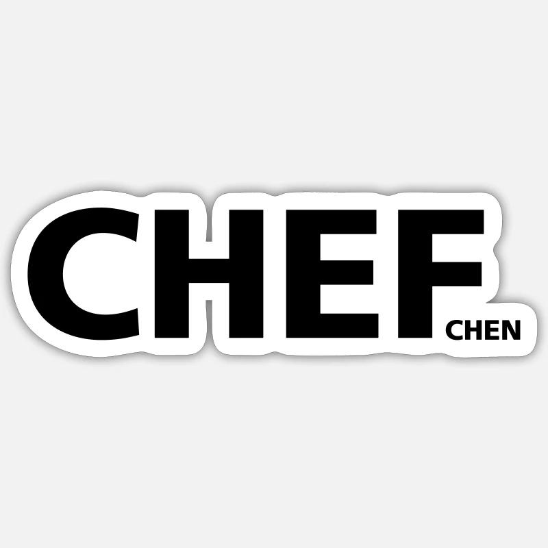 CHEFchen Sticker Größe S (10 x 10 cm)