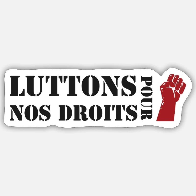 Fighting for our Rights! Sticker size S (10 x 10 cm)