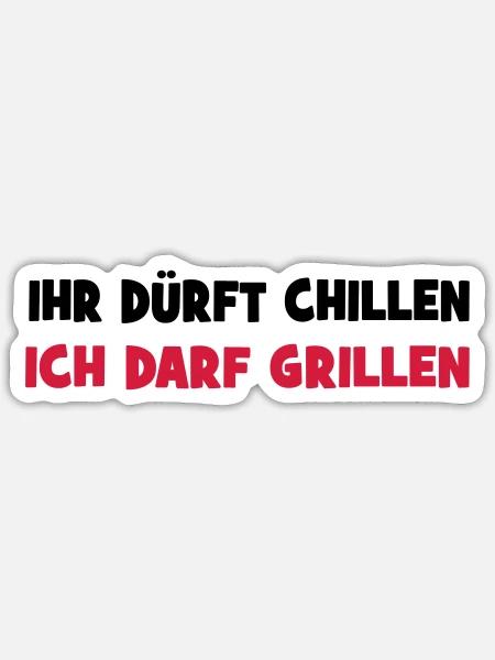 - Sticker Größe S (10 x 10 cm) - Mattweiß