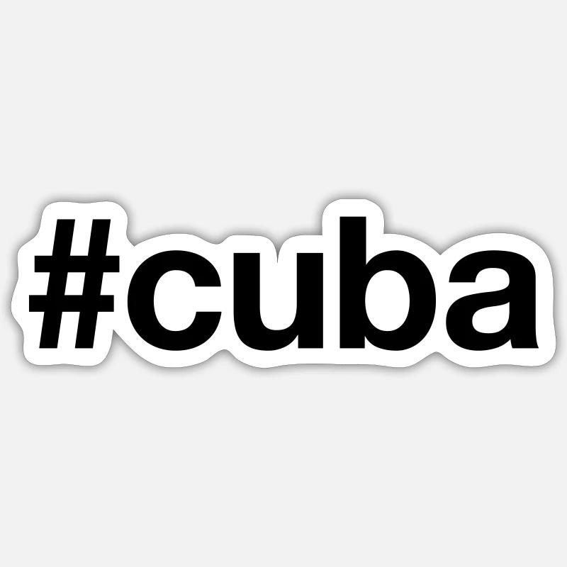 CUBA Sticker size S (10 x 10 cm)