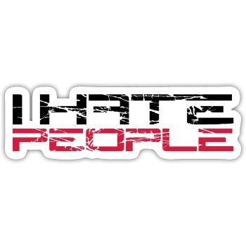 scratches cracks graffiti spray drops sticker aufkl - Sticker size S (10 x 10 cm) - white matte - Front