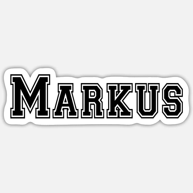 markus Sticker size S (10 x 10 cm)