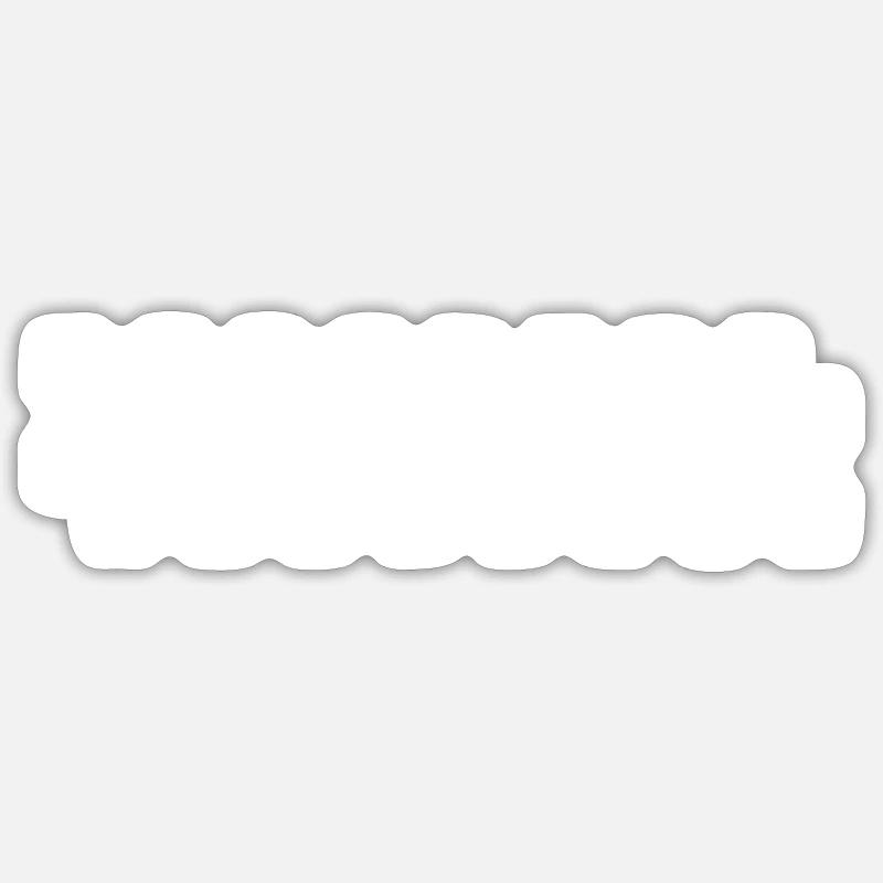 checkerboard - white on black Sticker size S (10 x 10 cm)
