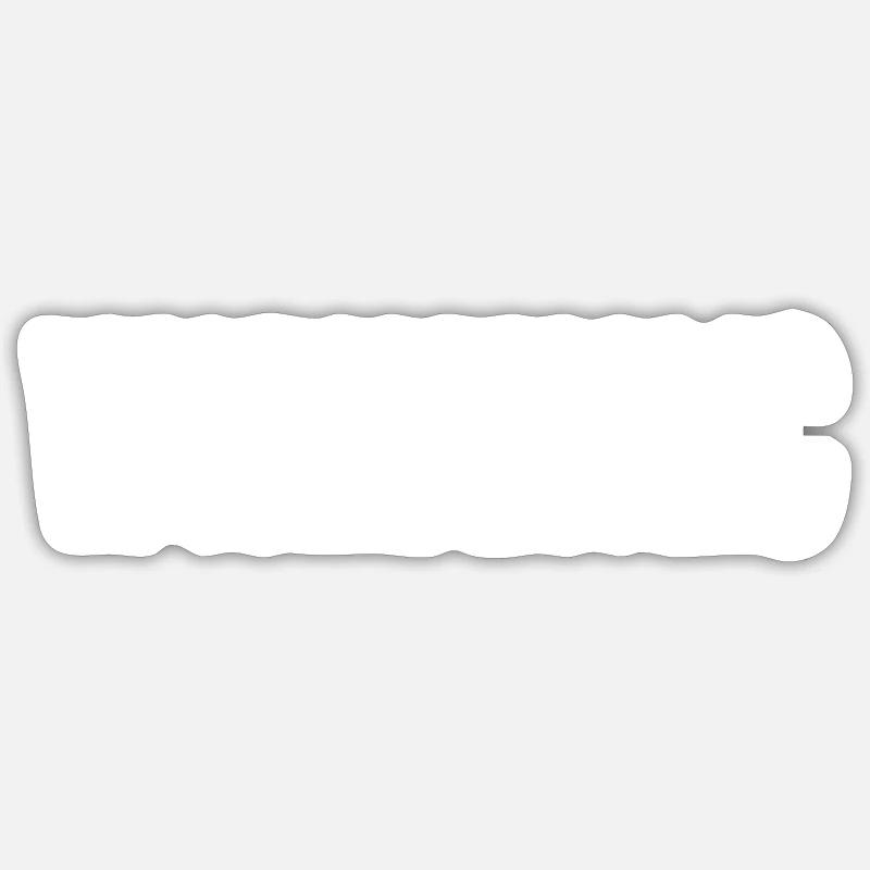 workaholic - Sticker size S (10 x 10 cm) - white matte