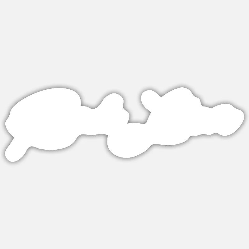 Bad Liar - Sticker taille S (10 x 10 cm) - blanc mat