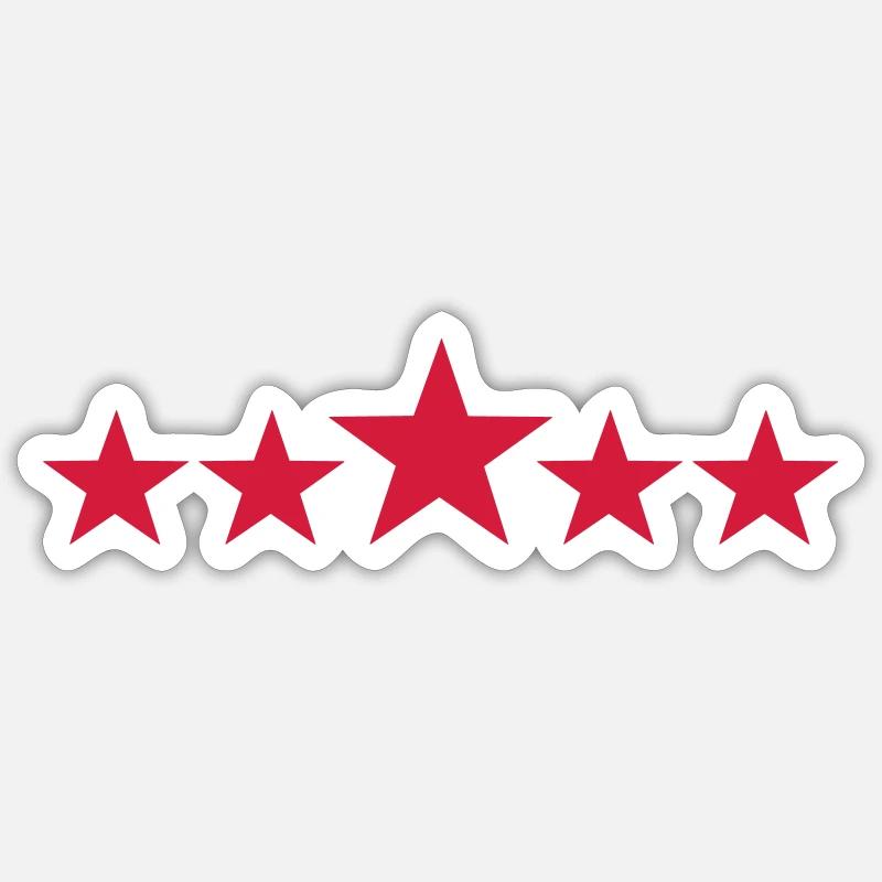 Etoiles Sticker taille S (10 x 10 cm)