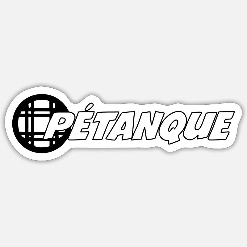Pétanque Sticker size S (10 x 10 cm)