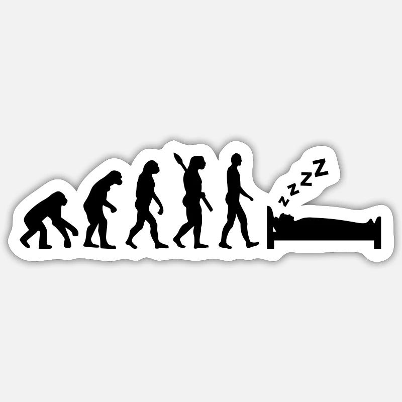 Evolution Sleep Sticker size S (10 x 10 cm)