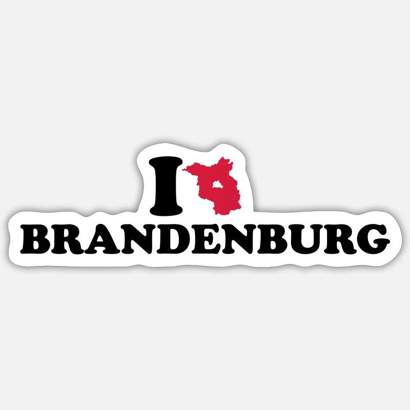Brandenburg - Sticker size S (10 x 10 cm) - white matte