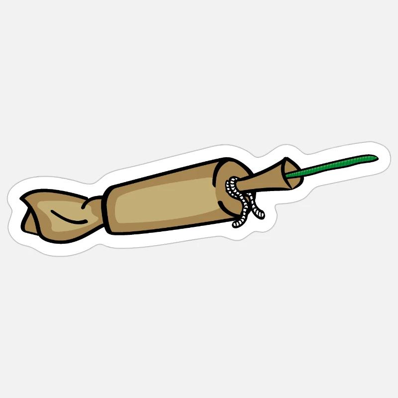 Spanish Cracker Firecracker Sticker size S (10 x 10 cm)