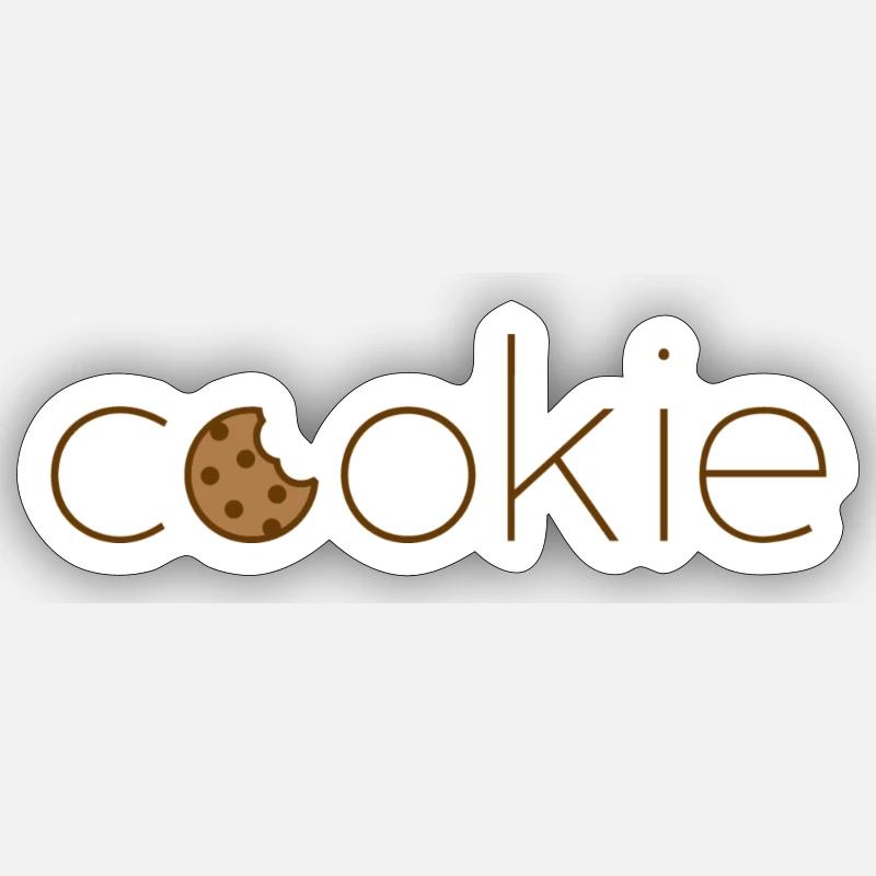 Cookie - Sticker size S (10 x 10 cm) - white matte