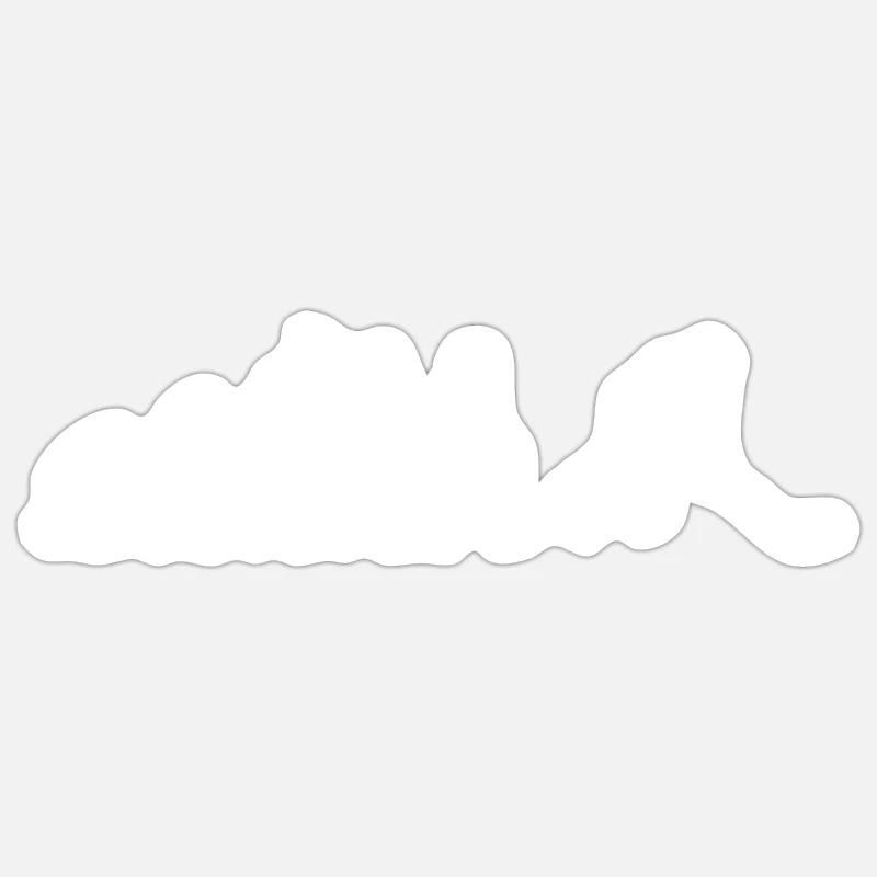 Hockey Evolution - Sticker size S (10 x 10 cm) - white matte