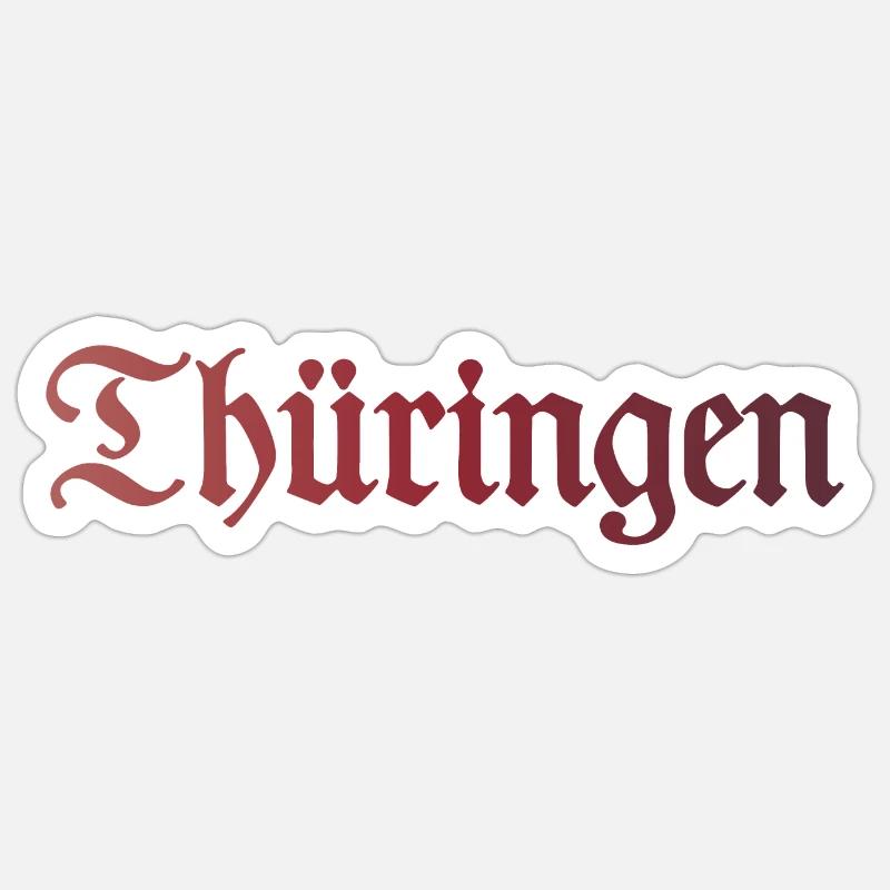 Thuringe Sticker taille S (10 x 10 cm)
