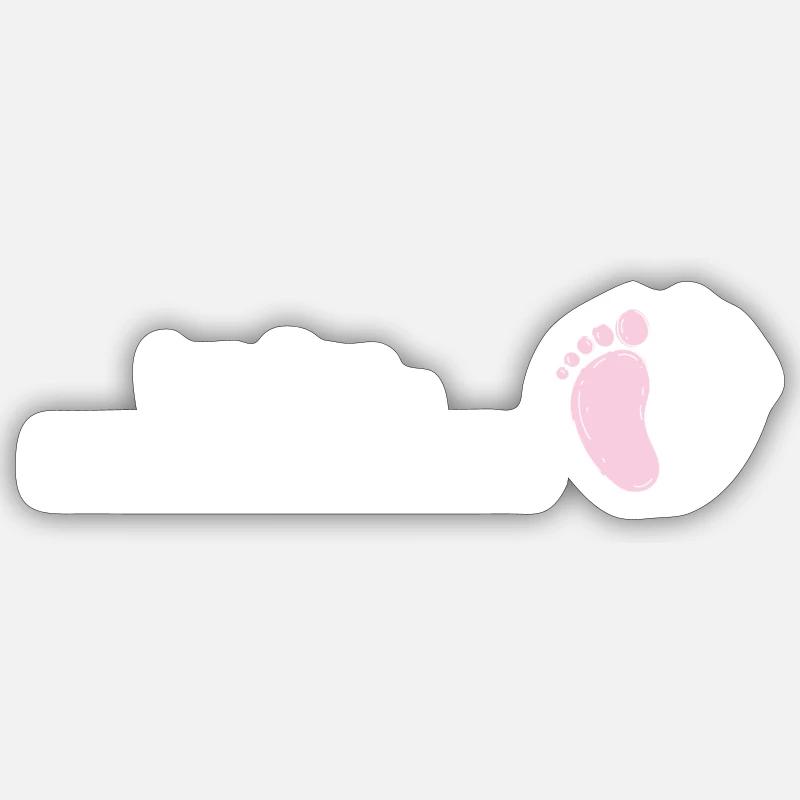 baby loading Sticker size S (10 x 10 cm)