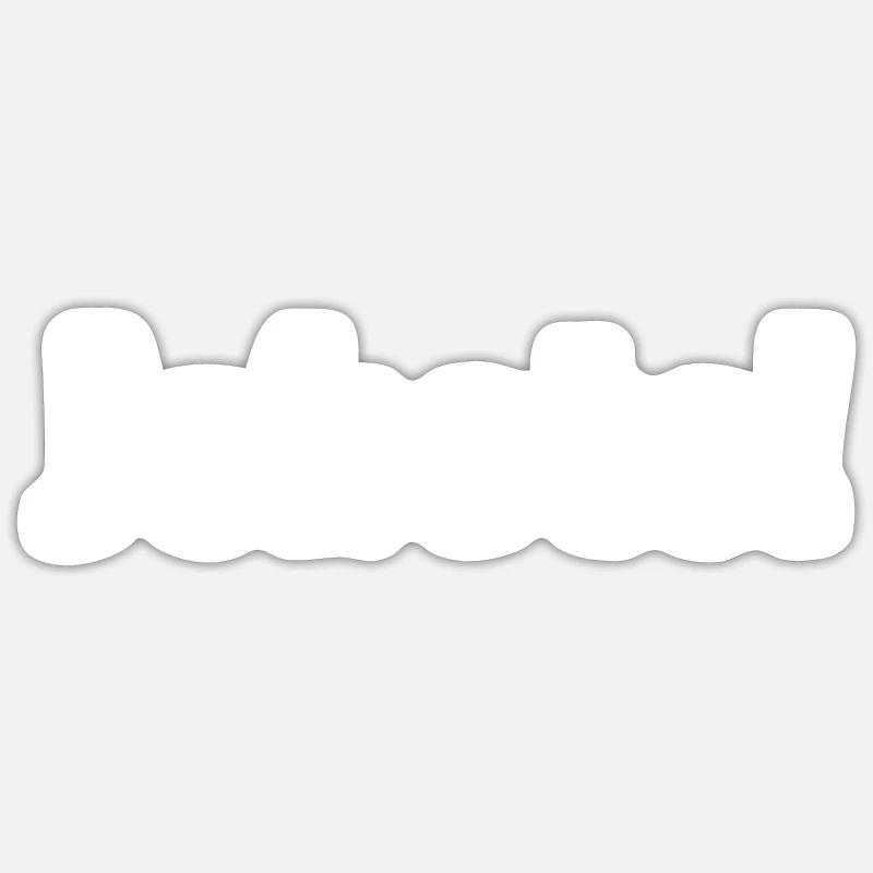 Balkan - Saying - Jebote - Sticker size S (10 x 10 cm) - white matte