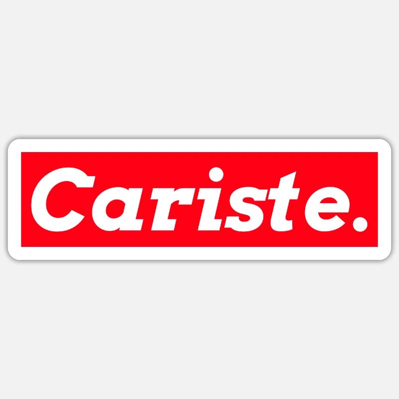 red rectangle carlist Sticker size S (10 x 10 cm)