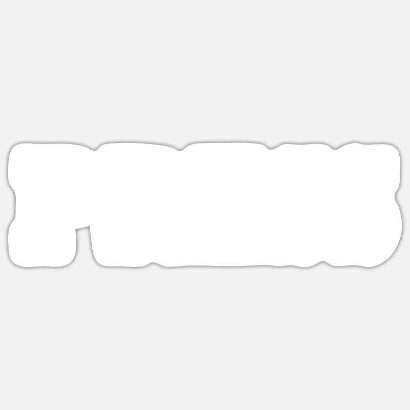Press - Sticker size S (10 x 10 cm) - white matte