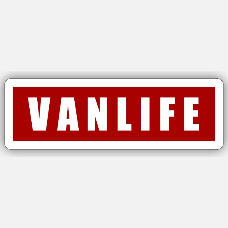 Van life Sticker taille S (10 x 10 cm)