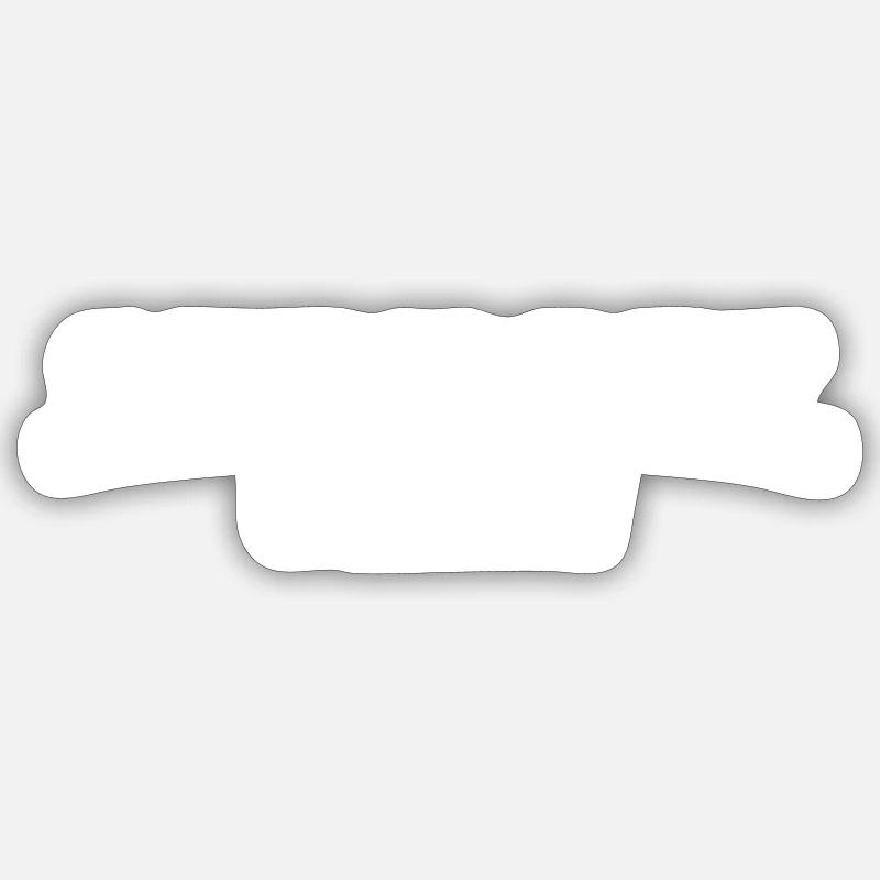 Support Crew in Grunge Style - Sticker size S (10 x 10 cm) - white matte