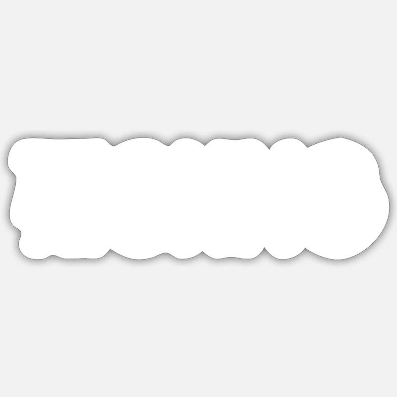 Techno Techno - Sticker size S (10 x 10 cm) - white matte