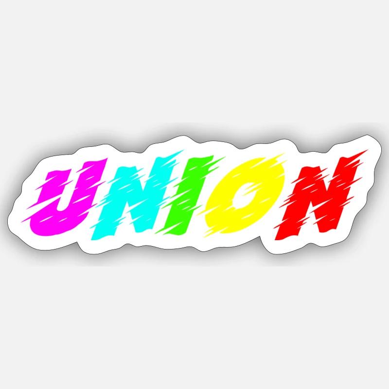 Union - Sticker size S (10 x 10 cm) - white matte