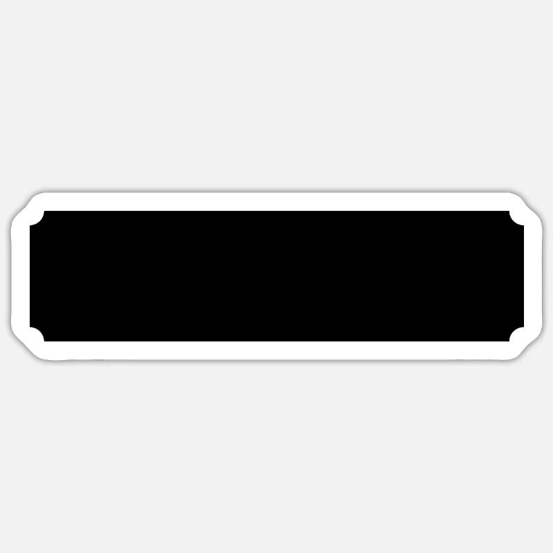 Bannière Sticker taille S (10 x 10 cm)