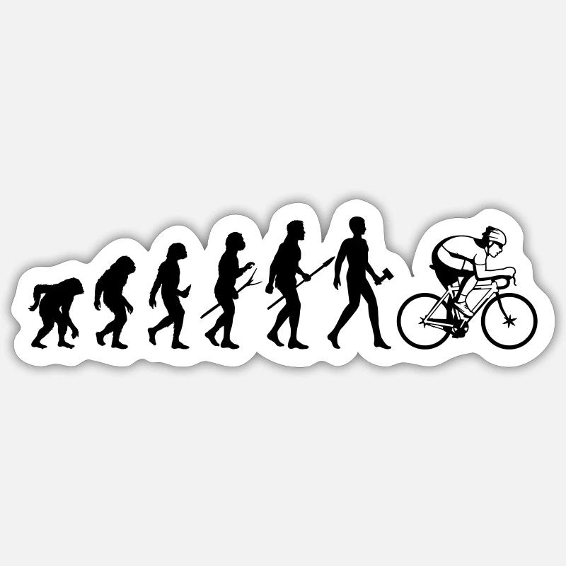 | changeable de couleur Evolution Vélo Fahrrad Sticker taille S (10 x 10 cm)