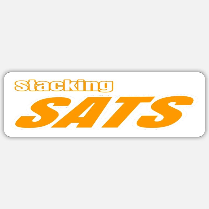Stacking sats - Sticker size S (10 x 10 cm) - white matte