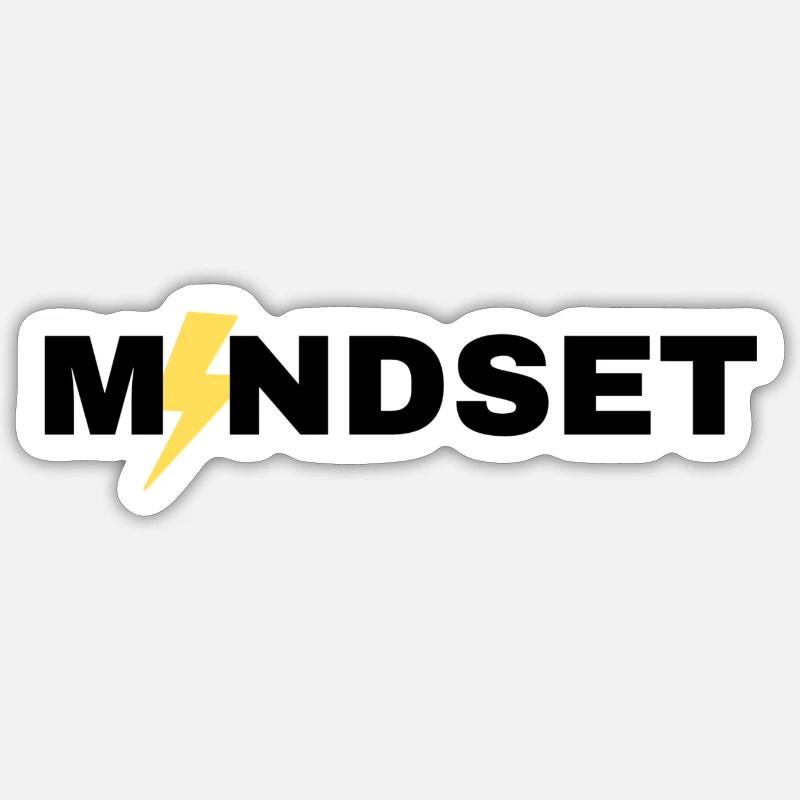 MINDSET Sticker taille S (10 x 10 cm)