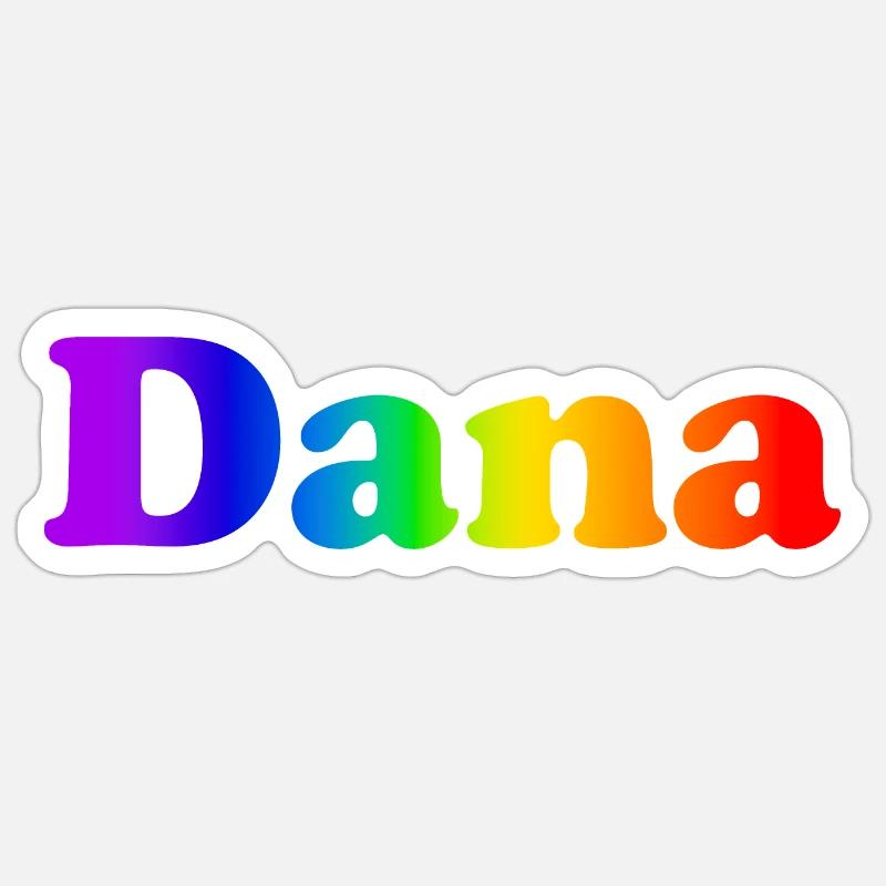 Dana - Sticker size S (10 x 10 cm) - white matte