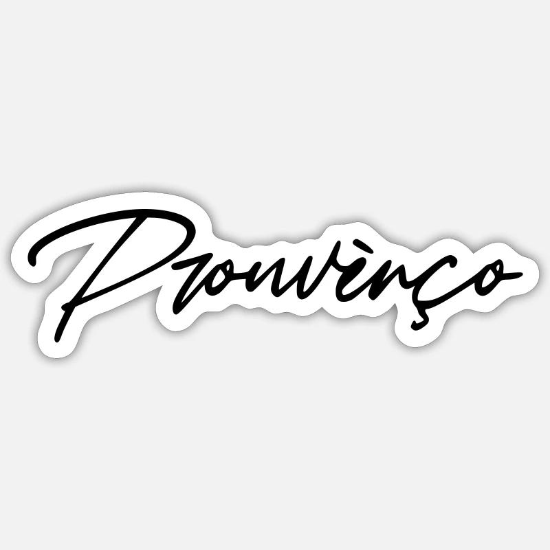Prouvènço - Sticker size S (10 x 10 cm) - white matte