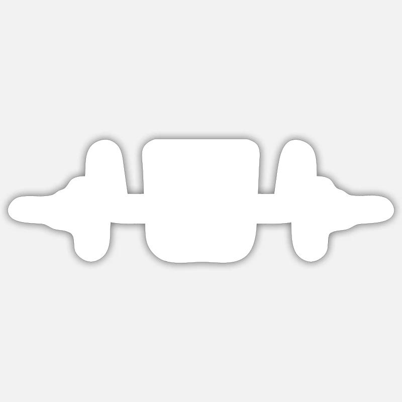Whisky Pulse - Sticker size S (10 x 10 cm) - white matte