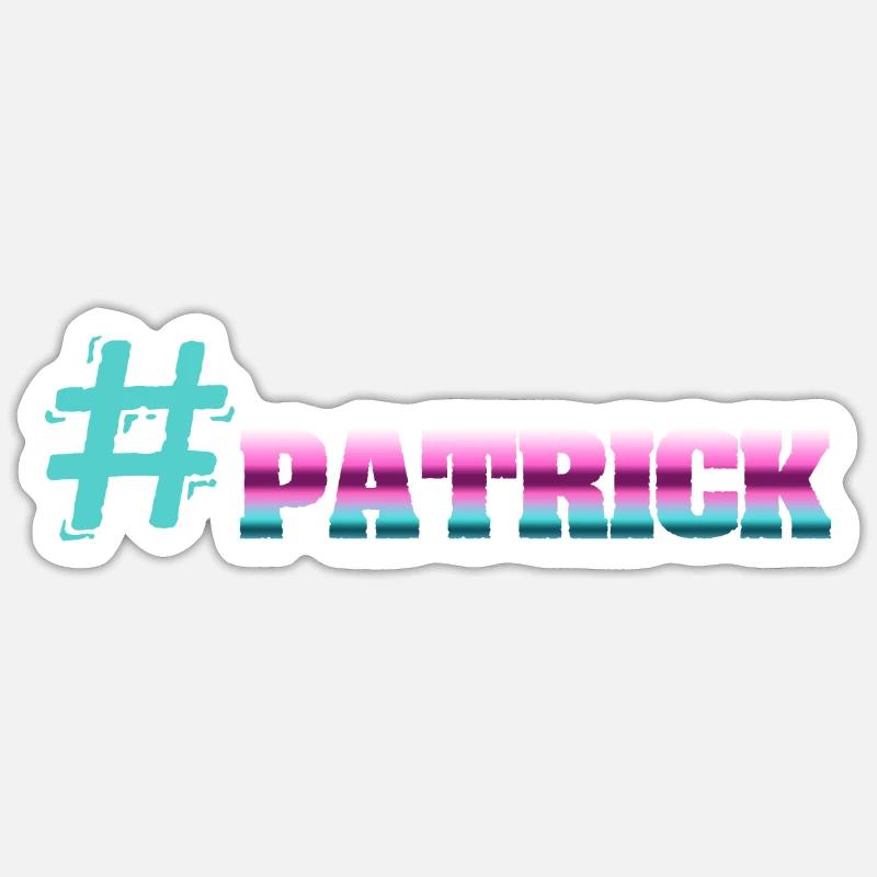 Patrick Sticker taille S (10 x 10 cm)