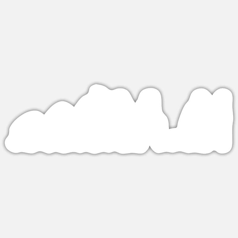 Evolution plombier - Sticker taille S (10 x 10 cm) - blanc mat