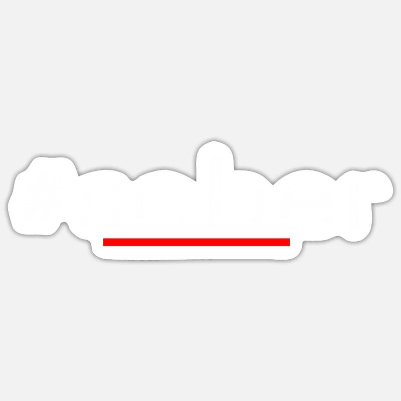 # Conceptions sobres rétro sobres - Sticker taille S (10 x 10 cm) - blanc mat