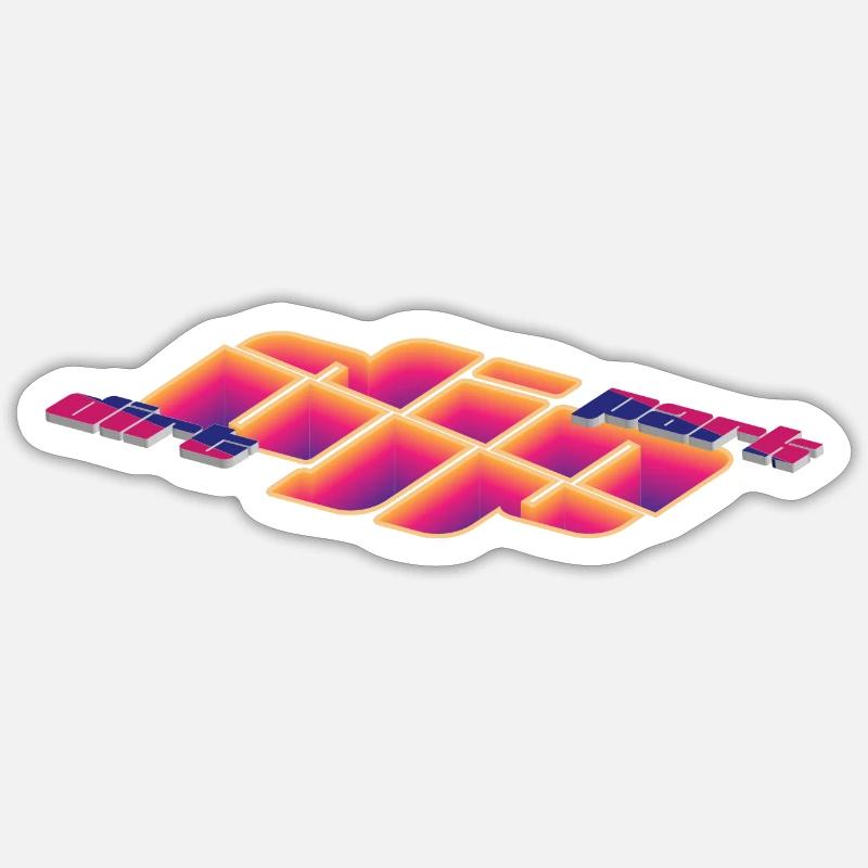 Sticker taille S (10 x 10 cm) - 