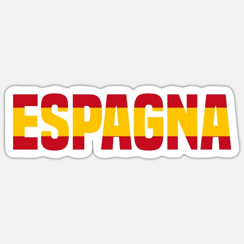 Spanien - Sticker Größe S (10 x 10 cm) - Mattweiß