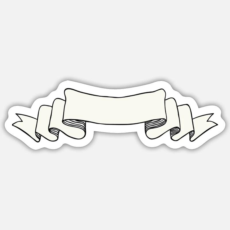 Bannière Sticker taille S (10 x 10 cm)