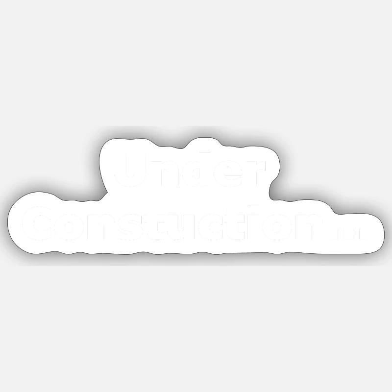 Under construction Sticker size S (10 x 10 cm)