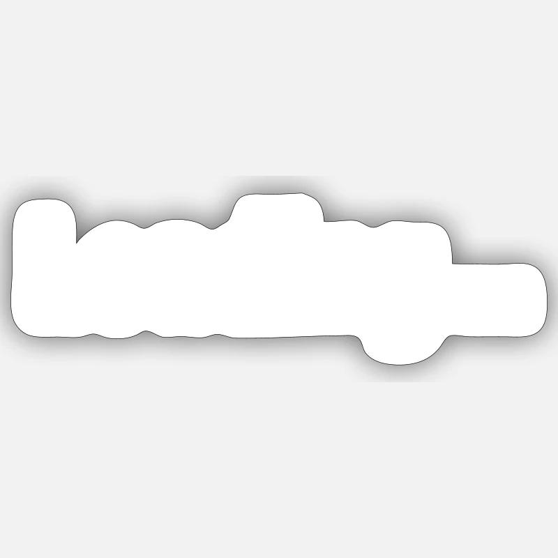 Loading - Sticker size S (10 x 10 cm) - white matte