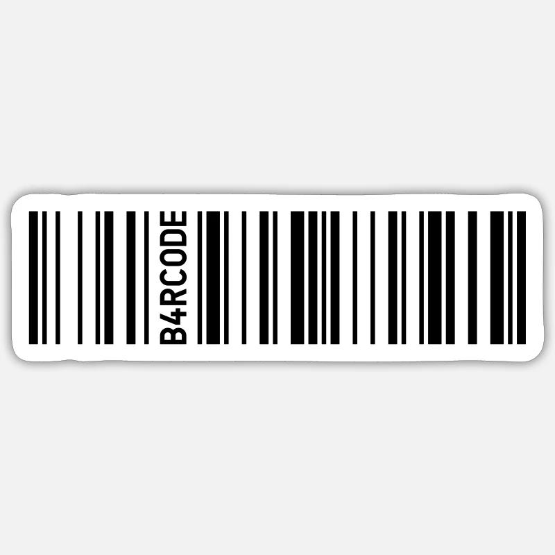B4RCODE. Sticker size S (10 x 10 cm)