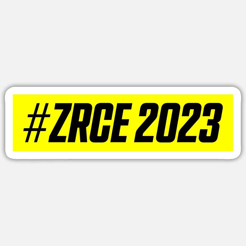 Zrce 2023 - Sticker taille S (10 x 10 cm) - blanc mat