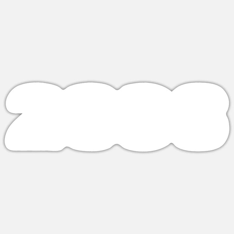 2003 - Gift born in 2003 Sticker size S (10 x 10 cm)