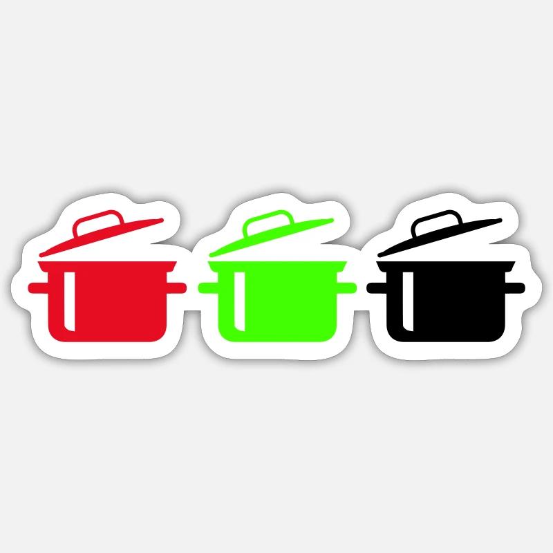 Pots Sticker taille S (10 x 10 cm)